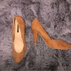 Forever 21 Tan Heels